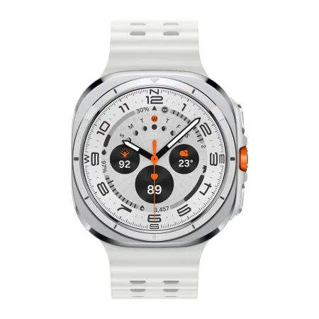 Умные часы Samsung Galaxy Watch Ultra 47мм, ремешок Marine (Titanium White, 2024)