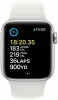 Apple Watch Series SE 2 40mm Silver Aluminum Case with White Sport Band